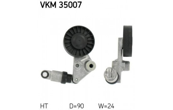 Spännrulle, aggregatrem VKM 35007 SKF