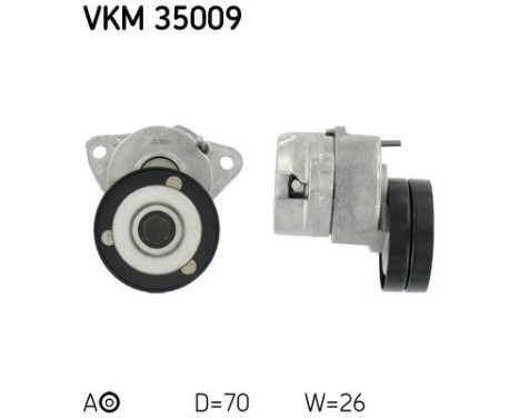 Spännrulle, aggregatrem VKM 35009 SKF