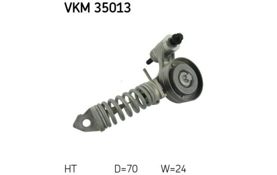 Spännrulle, aggregatrem VKM 35013 SKF, bild 2
