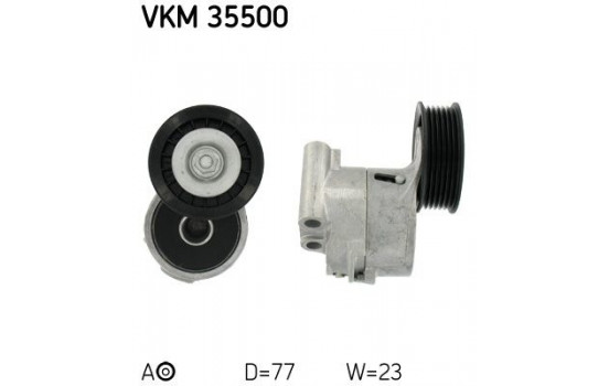 Spännrulle, aggregatrem VKM 35500 SKF