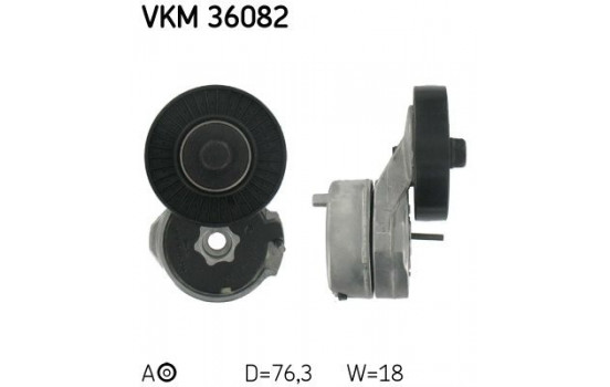 Spännrulle, aggregatrem VKM 36082 SKF