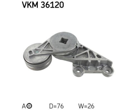 Spännrulle, aggregatrem VKM 36120 SKF