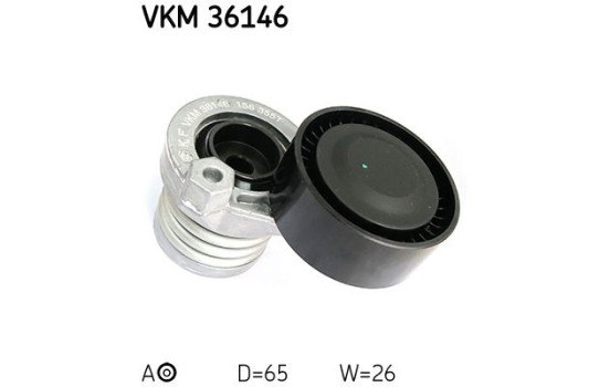 Spännrulle, aggregatrem VKM 36146 SKF