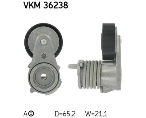Spännrulle, aggregatrem VKM 36238 SKF