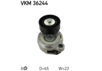 Spännrulle, aggregatrem VKM 36244 SKF