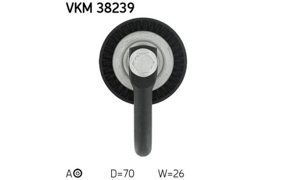 Spännrulle, aggregatrem VKM 38239 SKF, bild 4