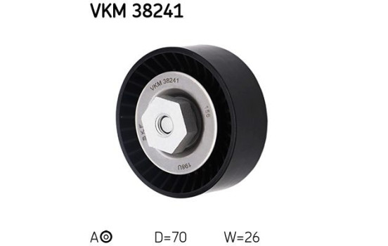 Spännrulle, aggregatrem VKM 38241 SKF