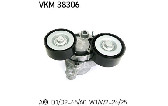 Spännrulle, aggregatrem VKM 38306 SKF