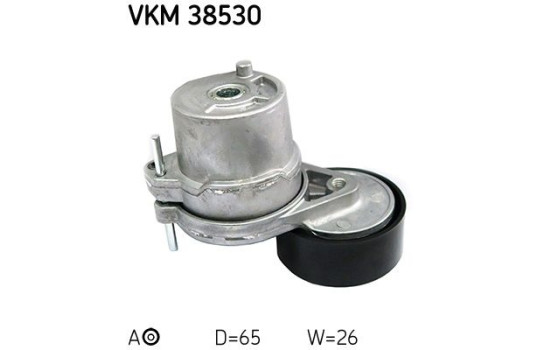 Spännrulle, aggregatrem VKM 38530 SKF, bild 2
