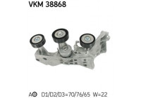 Spännrulle, aggregatrem VKM 38868 SKF