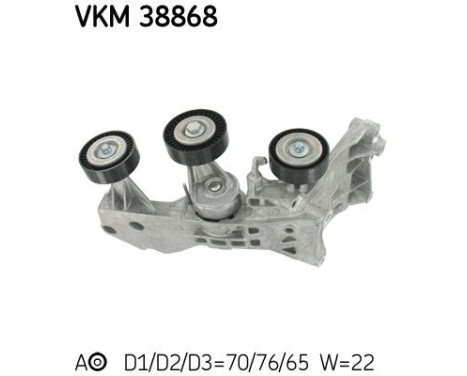 Spännrulle, aggregatrem VKM 38868 SKF