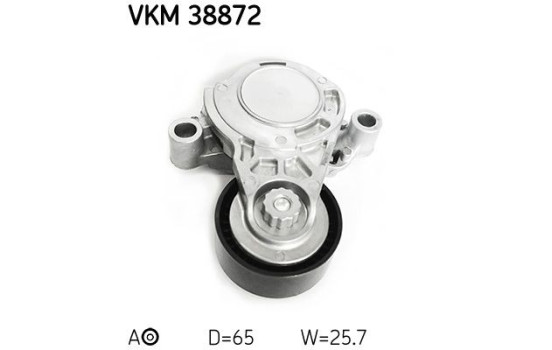 Spännrulle, aggregatrem VKM 38872 SKF, bild 2