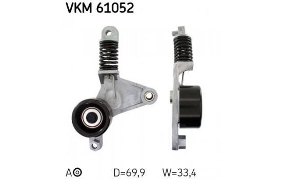 Spännrulle, aggregatrem VKM 61052 SKF