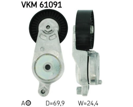 Spännrulle, aggregatrem VKM 61091 SKF