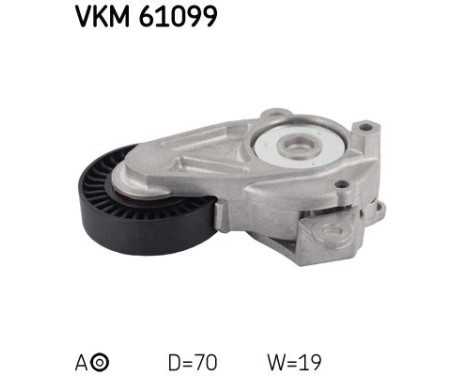 Spännrulle, aggregatrem VKM 61099 SKF