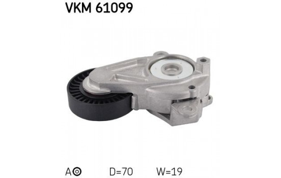 Spännrulle, aggregatrem VKM 61099 SKF