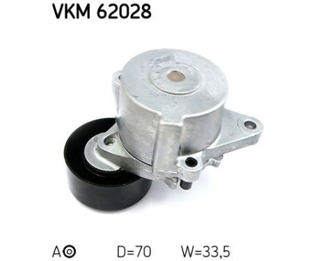 Spännrulle, aggregatrem VKM 62028 SKF, bild 2