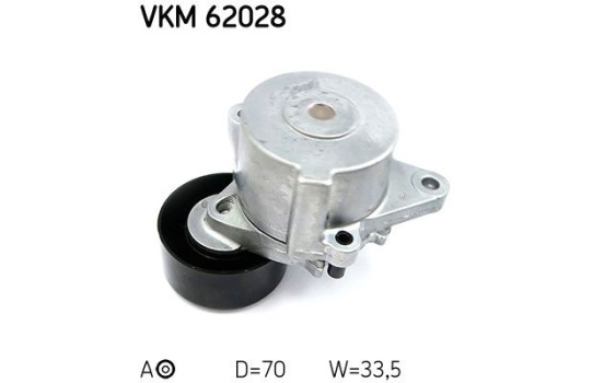 Spännrulle, aggregatrem VKM 62028 SKF, bild 2