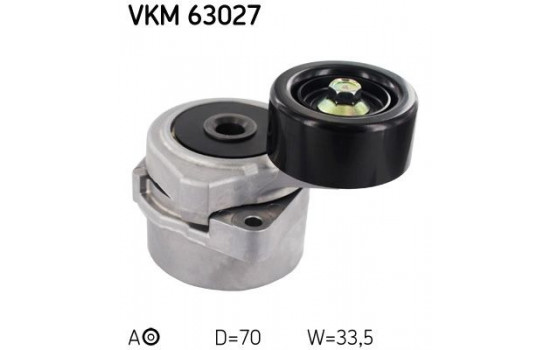 Spännrulle, aggregatrem VKM 63027 SKF