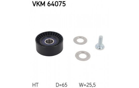 Spännrulle, aggregatrem VKM 64075 SKF