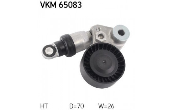 Spännrulle, aggregatrem VKM 65083 SKF
