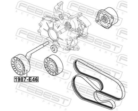 Spännrulle, aggregatrem, bild 3