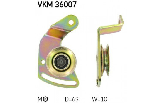 Spännrulle, kilrem VKM 36007 SKF