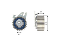 Spännrulle, tandrem PowerGrip® T43043 Gates
