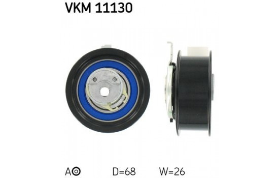 Spännrulle, tandrem VKM 11130 SKF