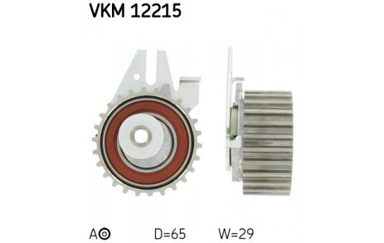 Spännrulle, tandrem VKM 12215 SKF