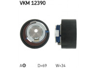 Spännrulle, tandrem VKM 12390 SKF
