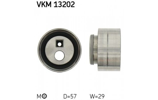 Spännrulle, tandrem VKM 13202 SKF