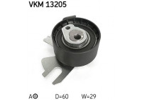 Spännrulle, tandrem VKM 13205 SKF