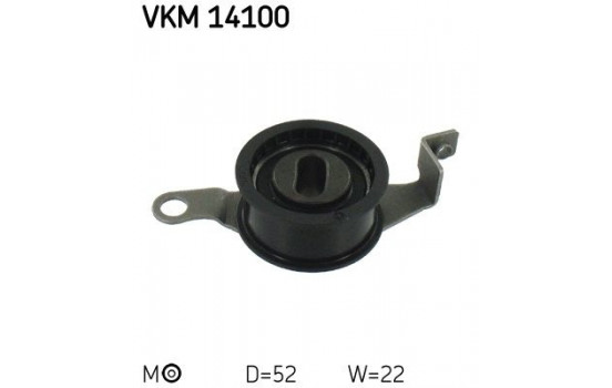 Spännrulle, tandrem VKM 14100 SKF