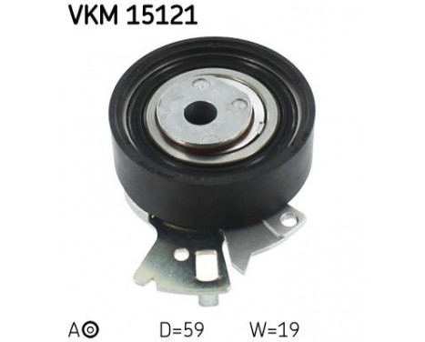 Spännrulle, tandrem VKM 15121 SKF
