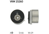 Spännrulle, tandrem VKM 15260 SKF