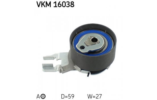 Spännrulle, tandrem VKM 16038 SKF