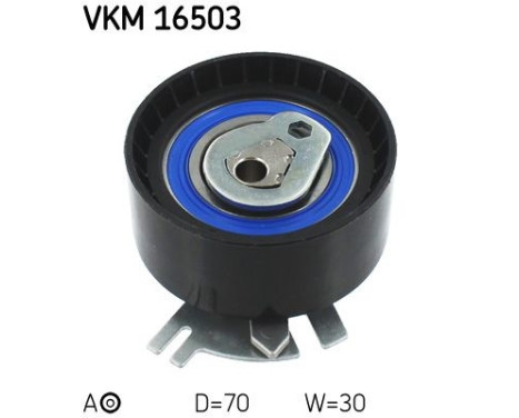 Spännrulle, tandrem VKM 16503 SKF