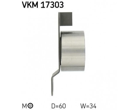 Spännrulle, tandrem VKM 17303 SKF, bild 3