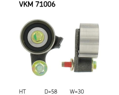 Spännrulle, tandrem VKM 71006 SKF