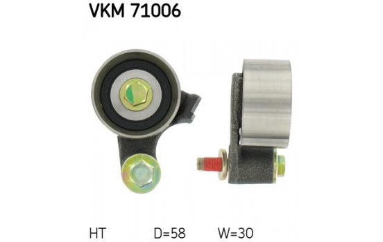 Spännrulle, tandrem VKM 71006 SKF