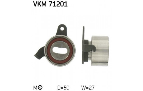 Spännrulle, tandrem VKM 71201 SKF