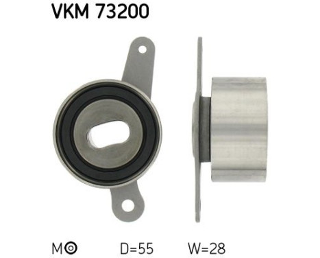 Spännrulle, tandrem VKM 73200 SKF