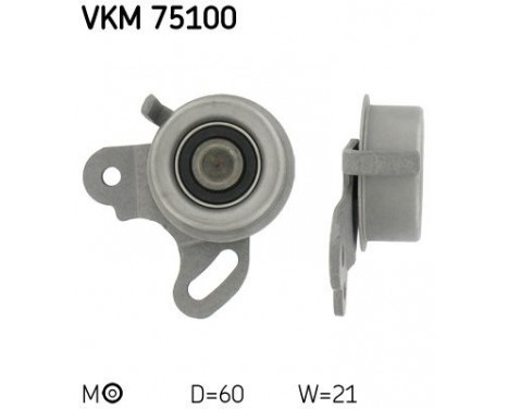 Spännrulle, tandrem VKM 75100 SKF