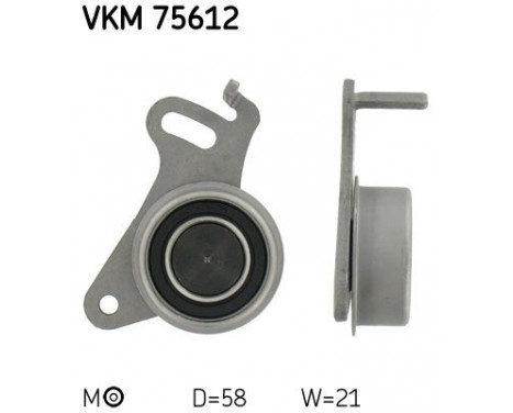 Spännrulle, tandrem VKM 75612 SKF
