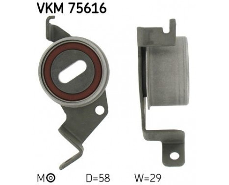 Spännrulle, tandrem VKM 75616 SKF