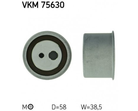 Spännrulle, tandrem VKM 75630 SKF
