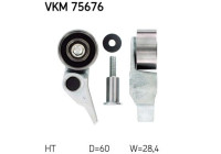 Spännrulle, tandrem VKM 75676 SKF