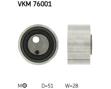 Spännrulle, tandrem VKM 76001 SKF