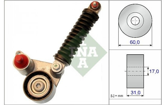 Sträckare, flerspårsrem 533010710 Ina
